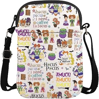 ENSIANTH Horror Movie Inspired Messenger Bag Witch Lover Crossbody Bag Witch Sisters - Coven Gift Halloween Party Gift