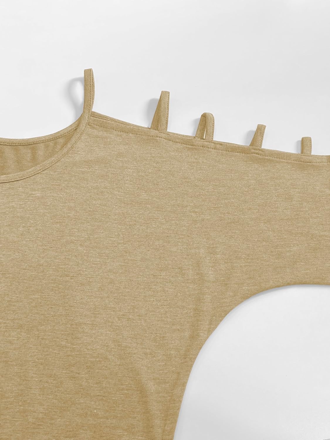 Jar of Love Women's Cold Shoulder Tops 3/4 Sleeve Sexy Going Out T-Shirts for Women Casual Tunic Tops - Image 5