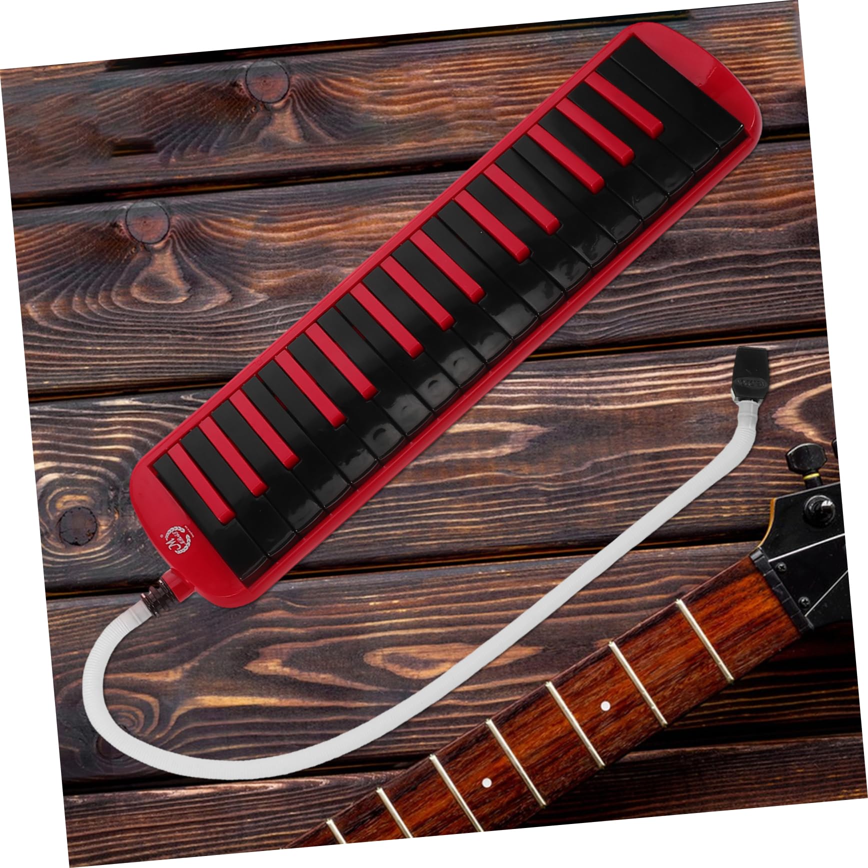 Melodica Klawisze Instrument Dęty z Ustnikiem i Torbą Transportową Dla Początkujących i Dorosłych Idealny Do Edukacji Muzycznej i Ćwiczeń