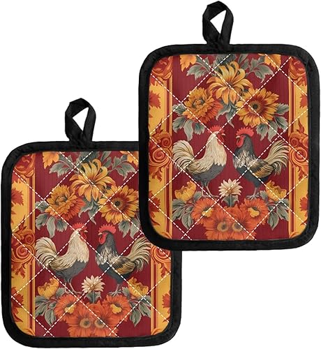 Juego de 4 soportes antideslizantes para ollas calientes con temática de café, juego de 4 unidades, color blanco con acolchados, almohadillas