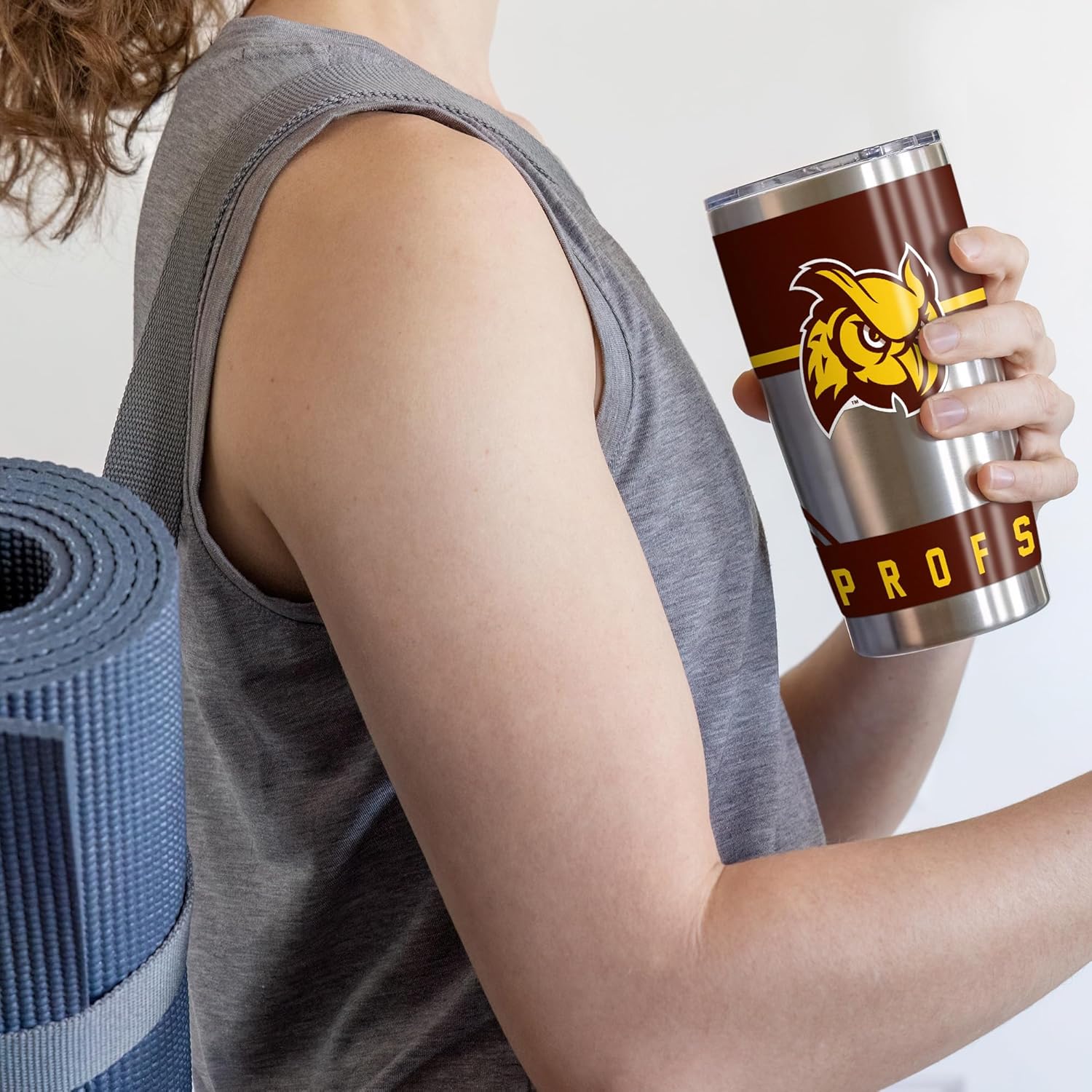 Rico Industries NCAA Rowan Profs Standard 20oz Stainless Steel Tumbler with Lid - Great For Coffee, Tea, Water or Cocktails - Image 4