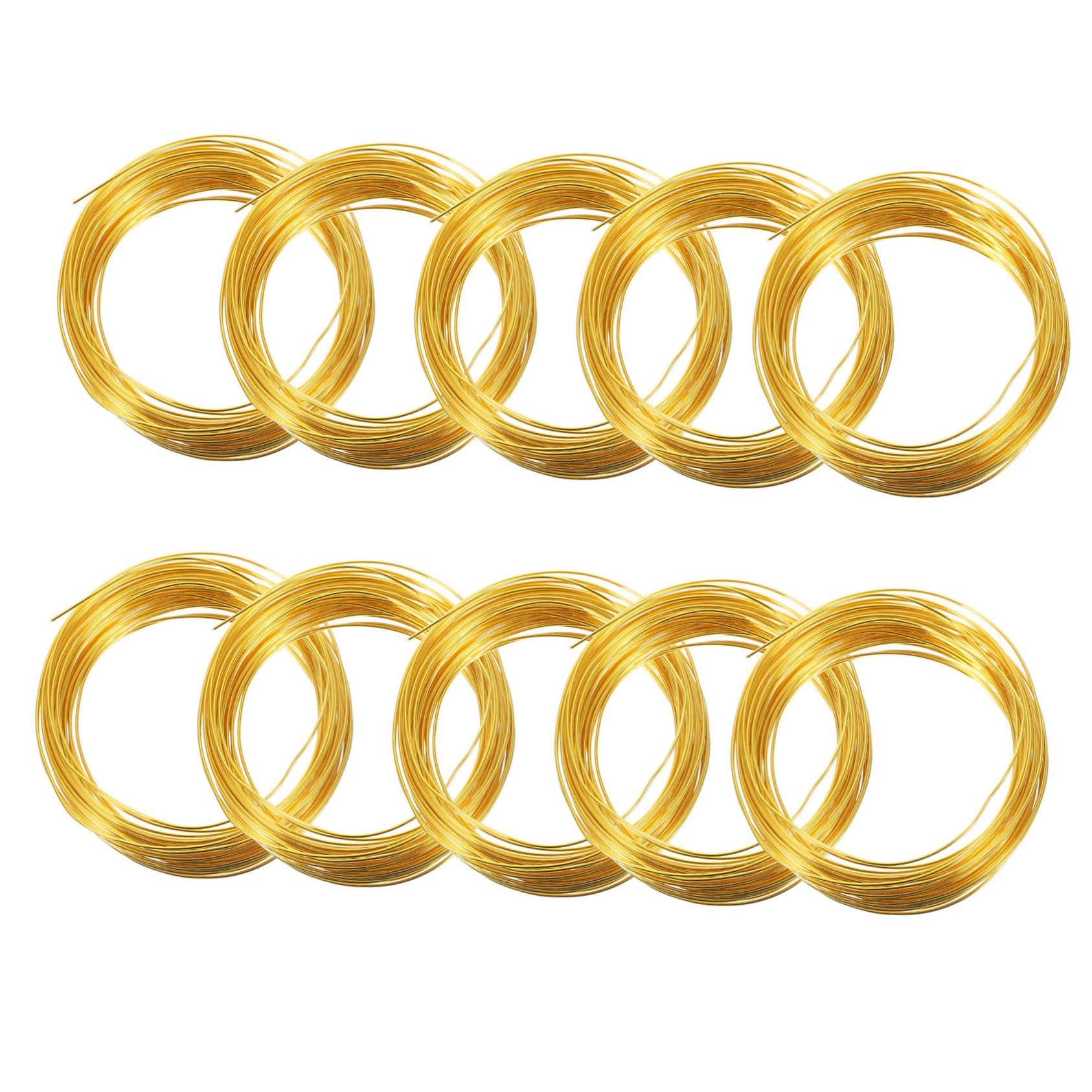 Hohopeti 1mm DIY Aluminum 10 Rolls Bonsai Training Wire Aluminum Bonsai Wire Gardening Supplies