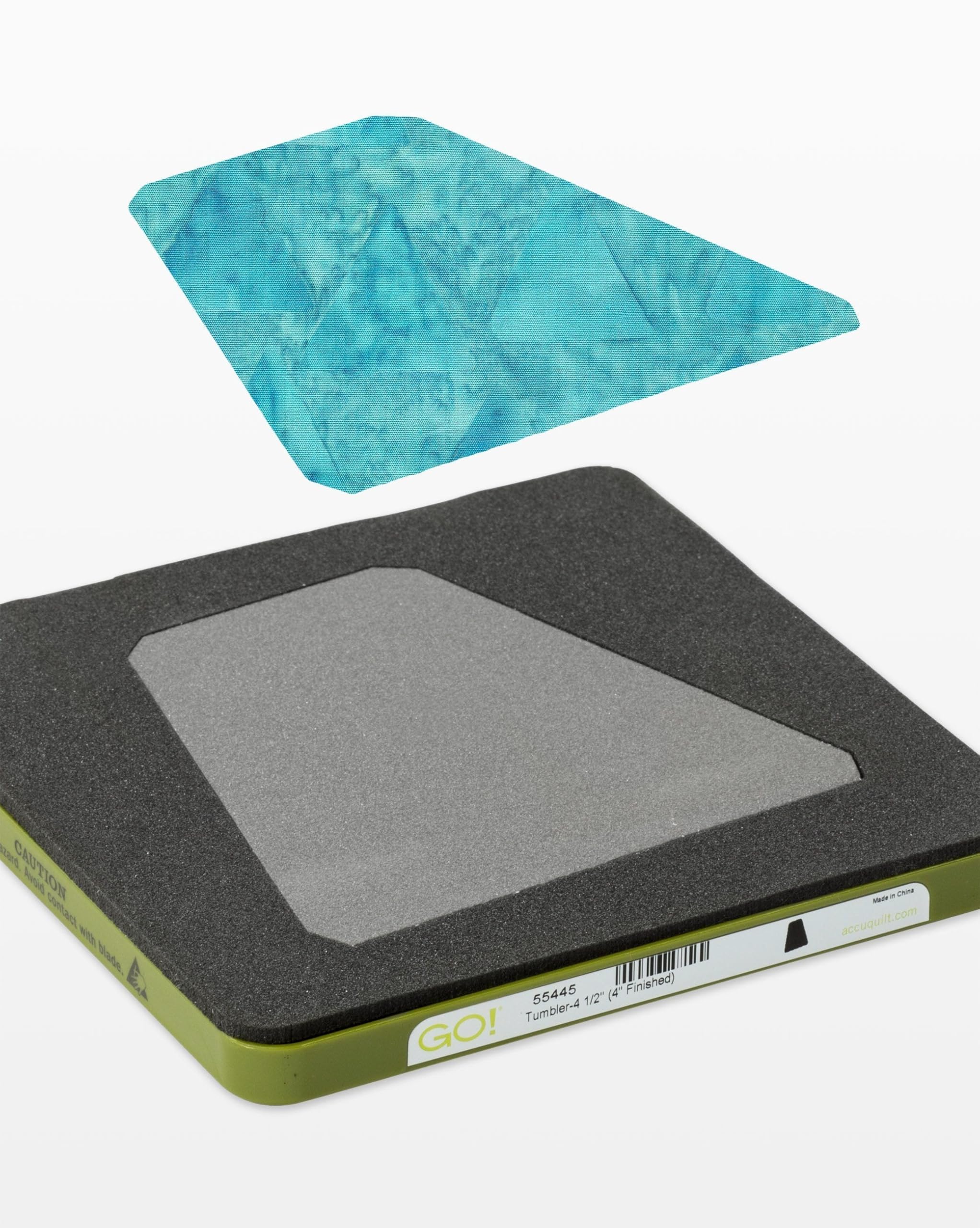 AccuQuilt Go! Wykrojone tkaniny matryce do cięcia, kubek 10 cm gotowy rozmiar