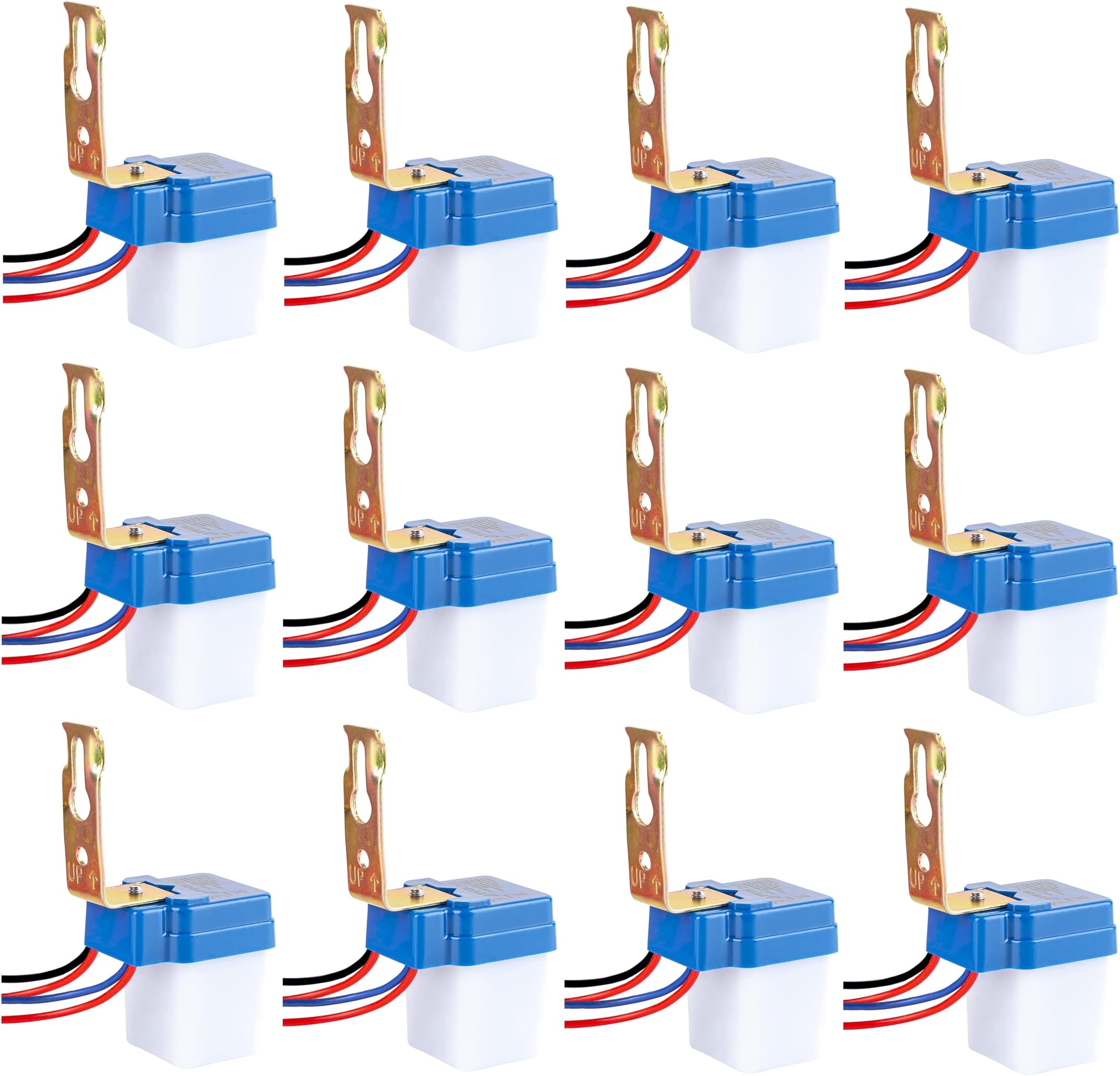 Quick Sense Light Sensor Switch : 220 V Auto Day-Night On-Off Photocell Light Switch Sensor, Pack of 12