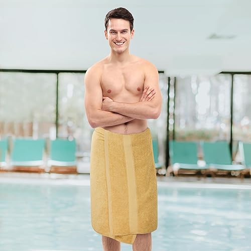 Miniatura 5 de Utopia Towels Juego de 6 toallas de baño (24 x 48 pulgadas), 100% algodón hilado en anillo de 500 GSM, medianas, ligeras y altamente absorbentes, de