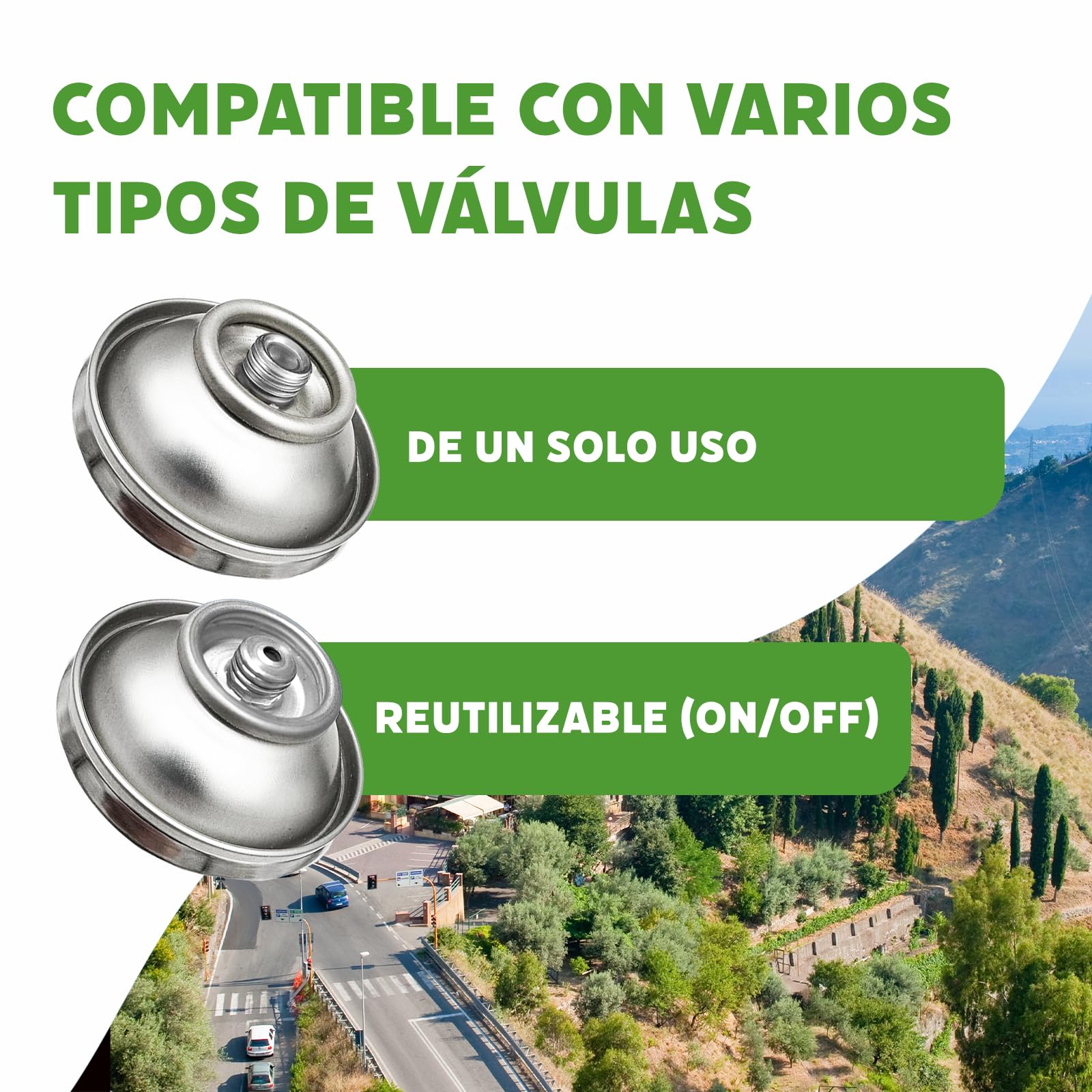 Gas refrigerante sustituto R1234yf con Aceite, Manguera y Adaptador YF – Recarga para Aire Acondicionado de automóvil – 2 x 235 g – Eco