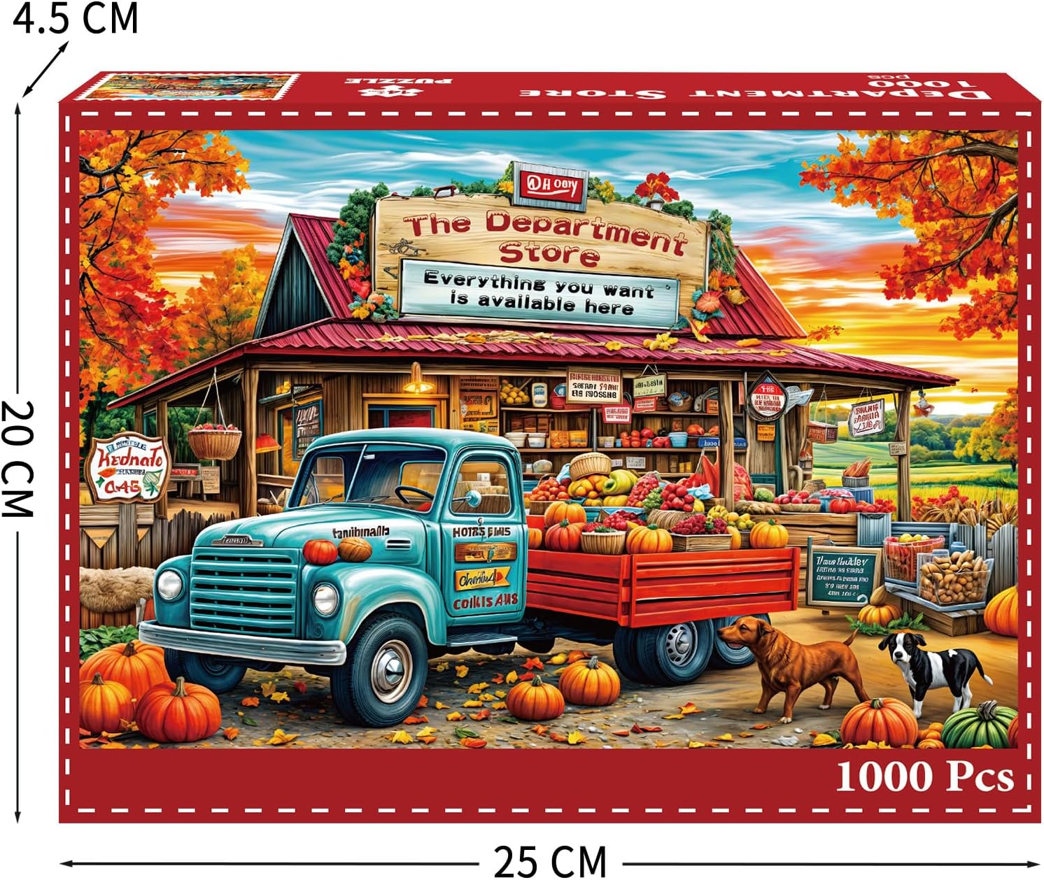 Department Store Puzzles for Adults 1000 Pieces, Jigsaw Puzzles for Adults 1000 Piece, Challenging Game Toys, Impossible Puzzle, Family Decoration Puzzle