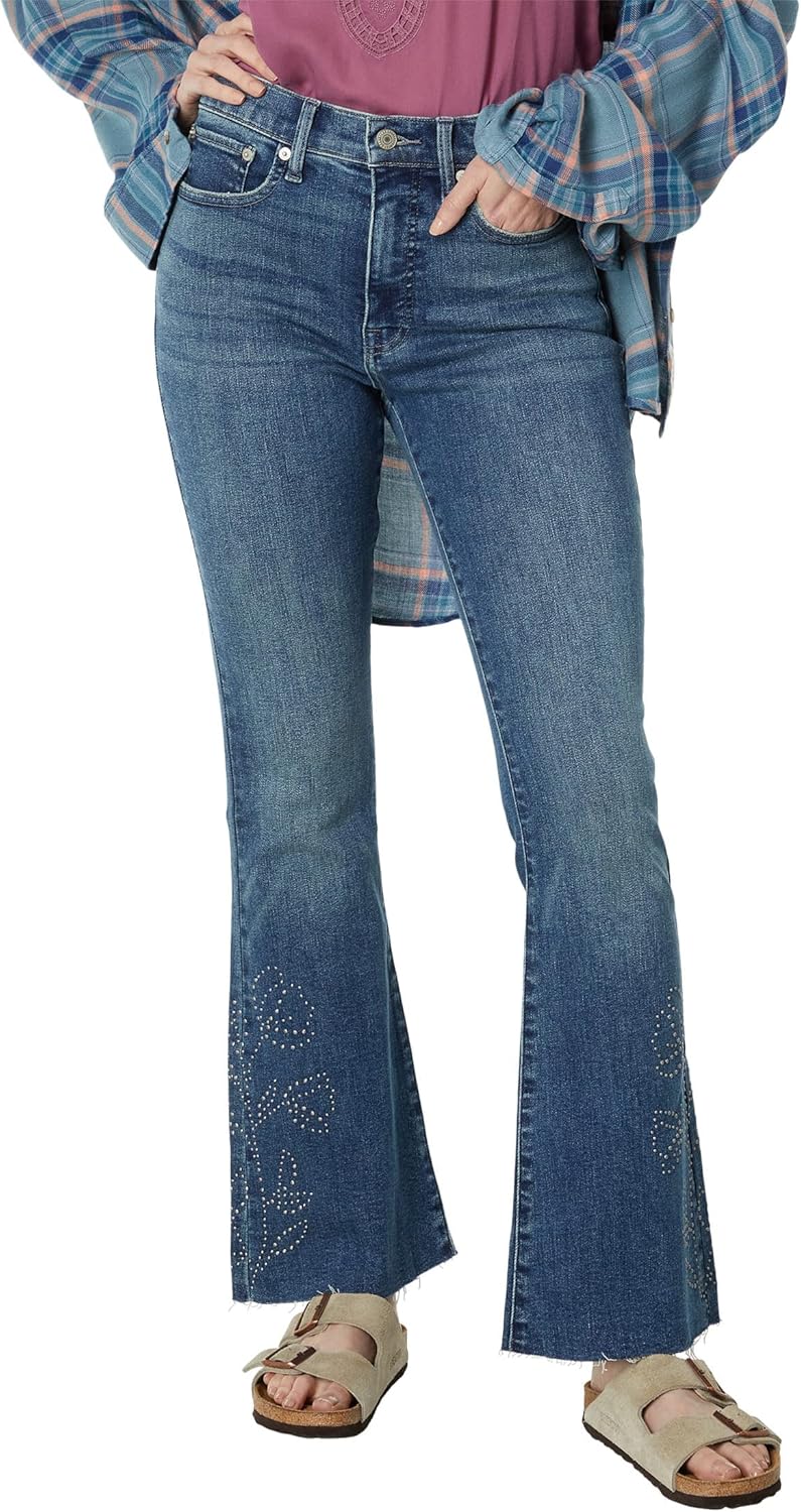 Lucky Brand Women's High Rise Stevie Flare Jean In Tioga Pass