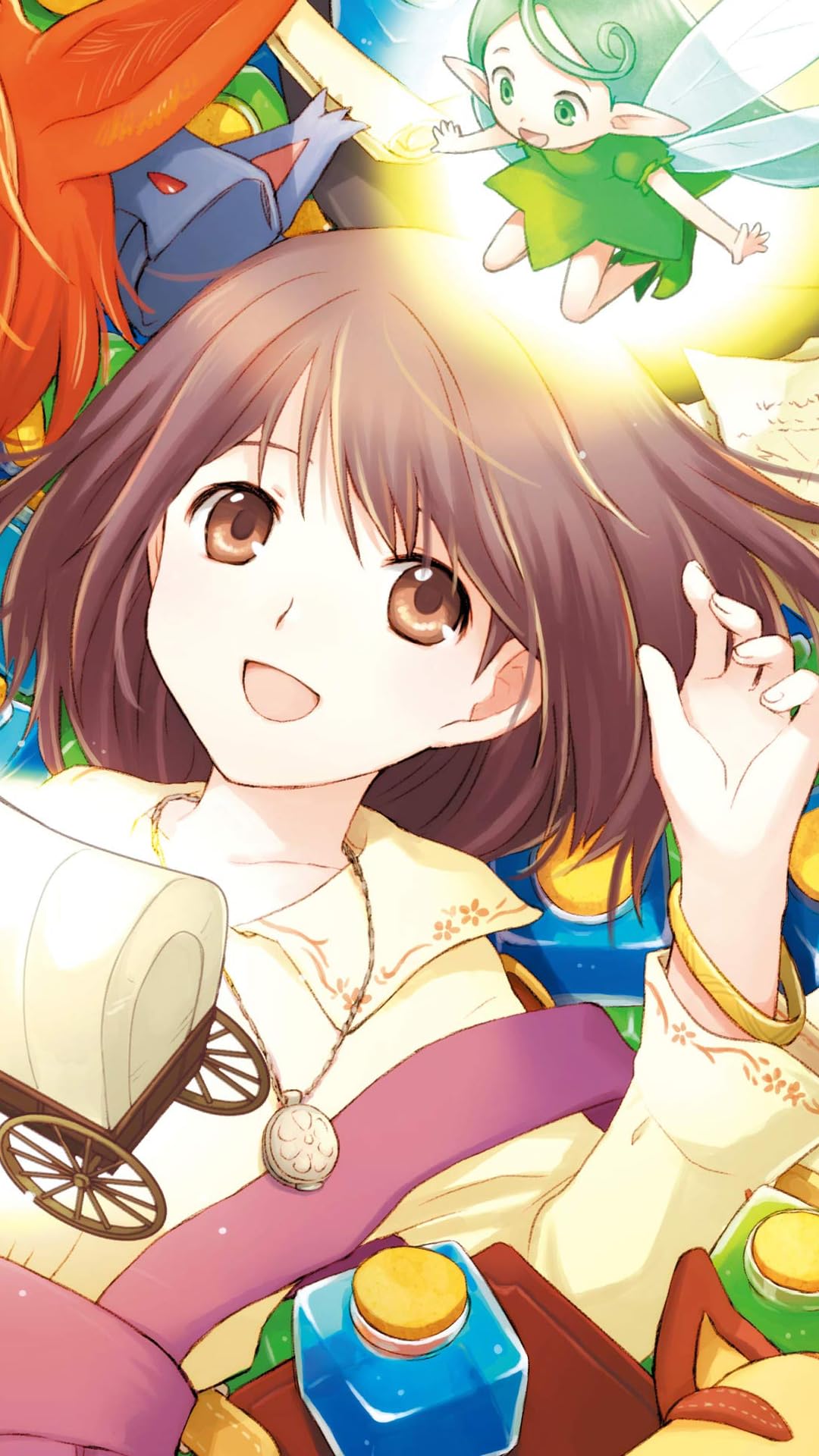 ポーション、わが身を助ける カエデ,ニナ フルHD(1080×1920)スマホ壁紙/待受画像