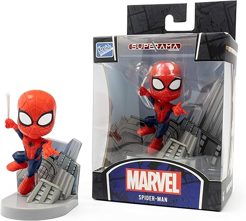 Miniatura 8 de The Loyal Subjects Marvel Superama Groot con diorama escénico y base