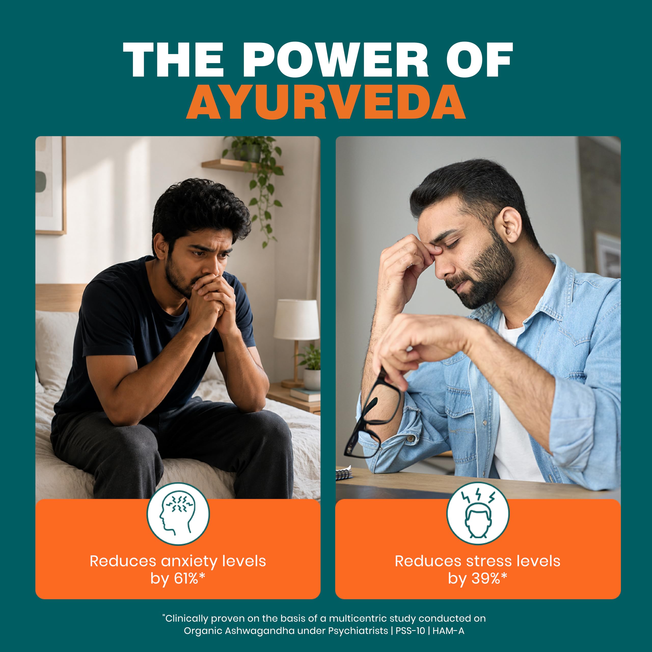 Himalaya Organic Ashwagandha 670mg |Helps Release Stress | Rejuvenates Mind and Body | General Wellness | Pack of 30 — Amazon image 2