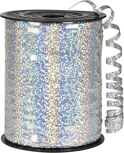 Miniatura 32 de Cinta rizadora morada – Cinta rizadora metálica brillante de 500 yardas para envolver regalos, globos, Halloween y fiestas de cumpleaños Cinta morada