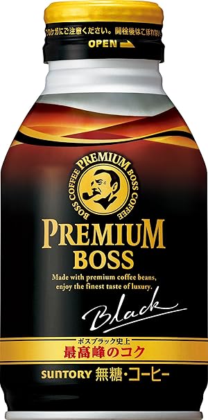 Amazon サントリー コーヒー プレミアムボス ブラック 285gボトル缶 24本 Boss ボス コーヒー豆 通販