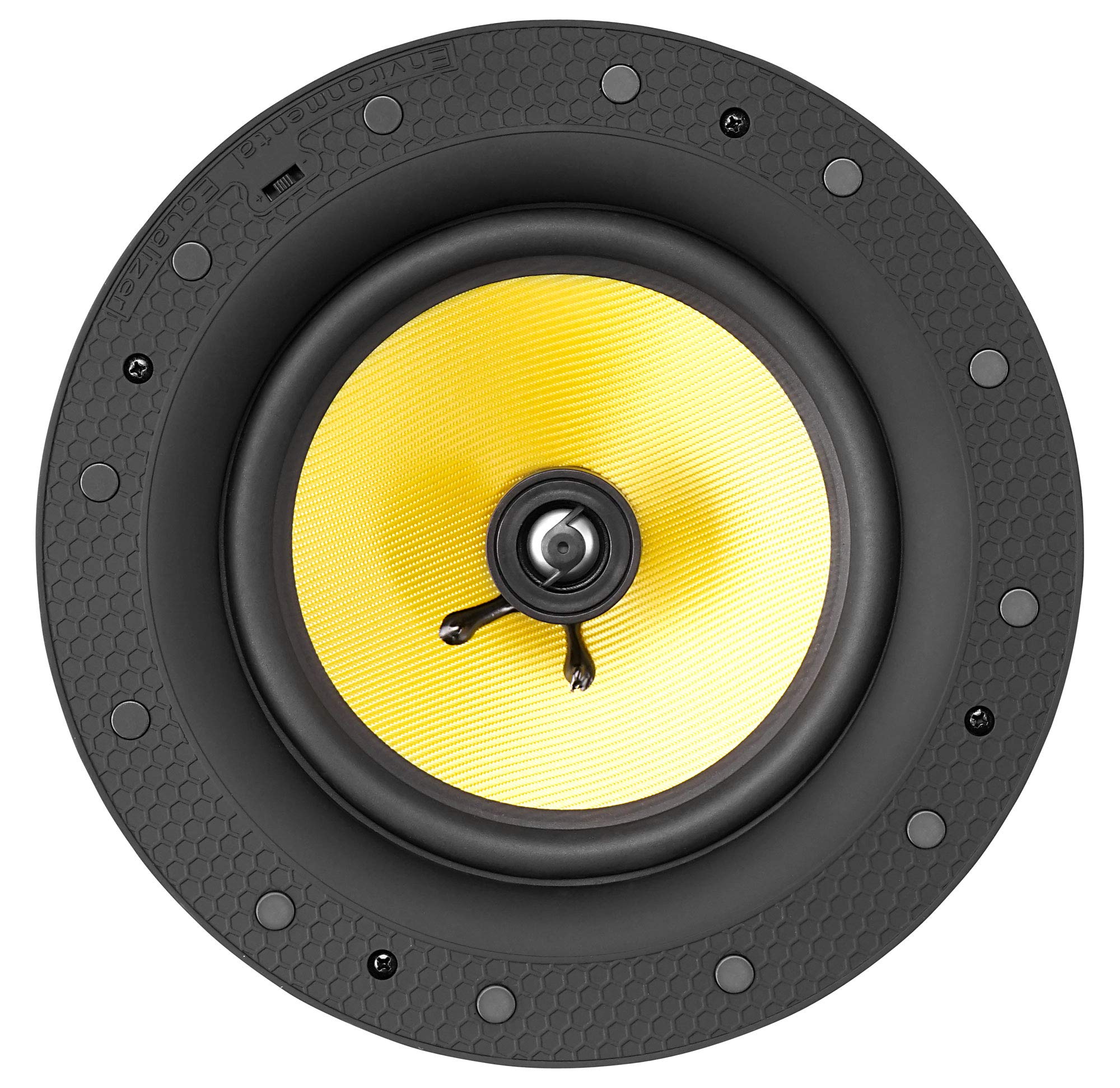 Pronomic 2er Set CLS-880 WH High-End Gewebe Einbaulautsprecher (2-Wege Decken-Lautsprecher Box, 8"/203 mm Woofer, 0,75"/19 mm Tweeter, 80/160/320 Watt RMS/Musikleistung/Peak, Equalizer) weiß