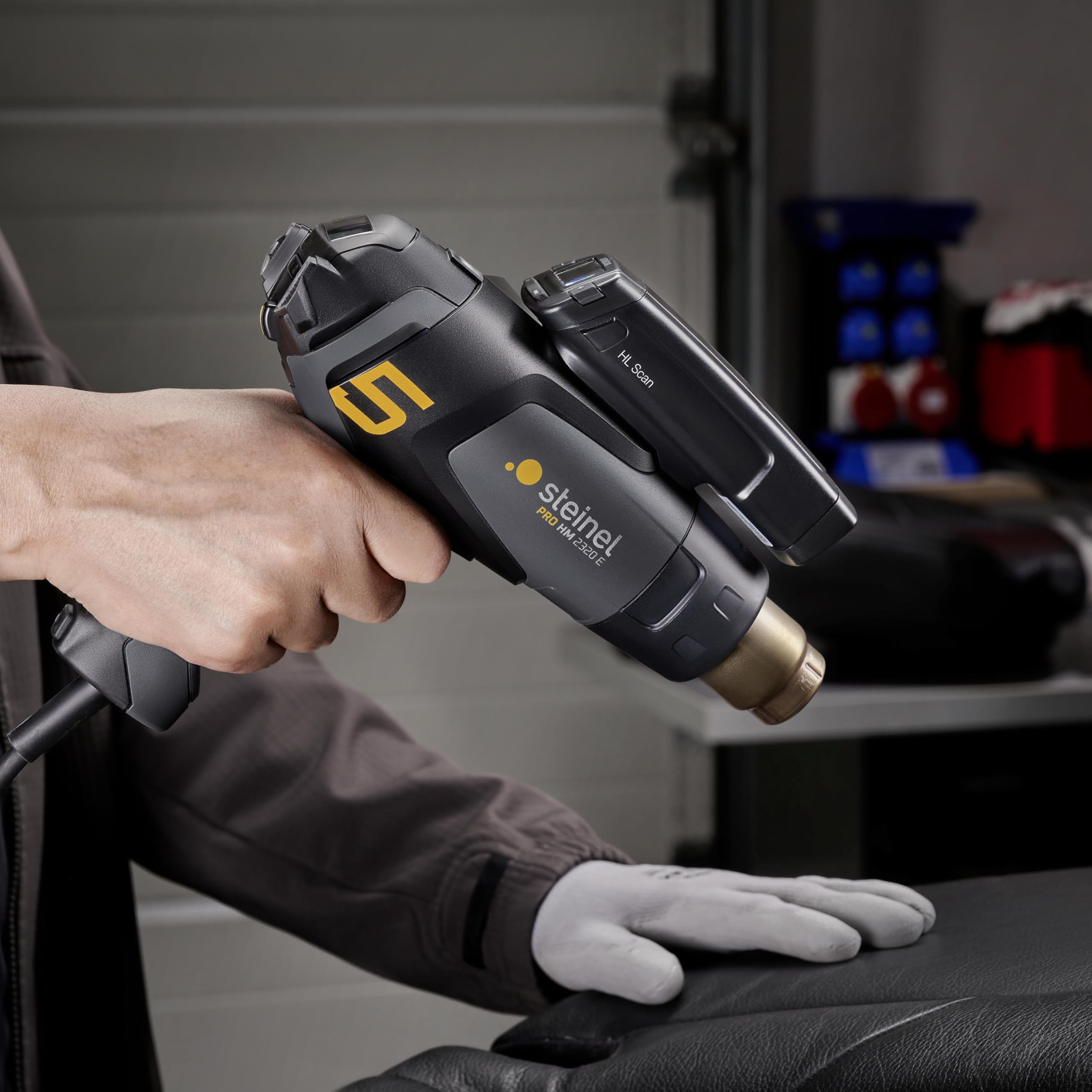 Steinel Dispositivo de Medición de Temperatura HL Scan, Escáner de Temperatura para Pistolas de Aire Caliente Steinel HL 2020 E y HL 1920 E