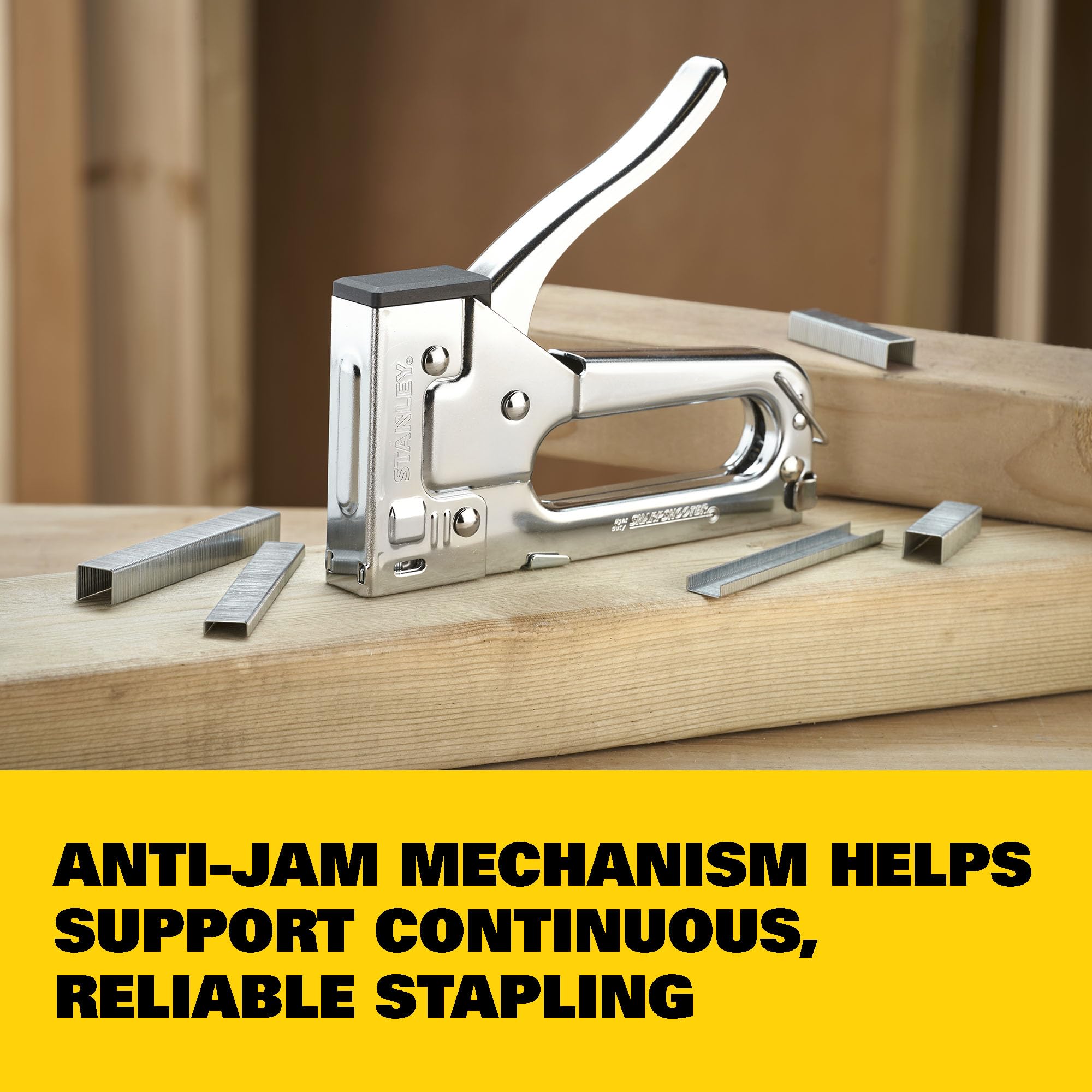 STANLEY Steel Staple Gun - Light Duty Hand Stapler -5