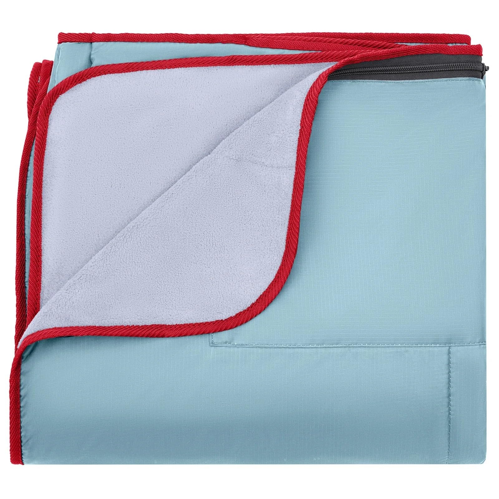 Coperta Da Picnic For Esterni, Coperta Da Spiaggia Extra Large, Tappetino Da Sabbia Leggero, Coperta Da Picnic For Spiaggia, Campeggio, Parco, Patio(LIGHTBLUE)