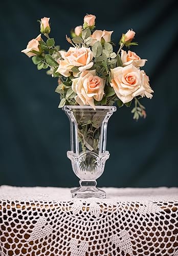 Miniatura 2 de Thickened Glass Vase,Square Transparent Vase for Flowers Living Room Centerpiece Vase,Decor for Closet