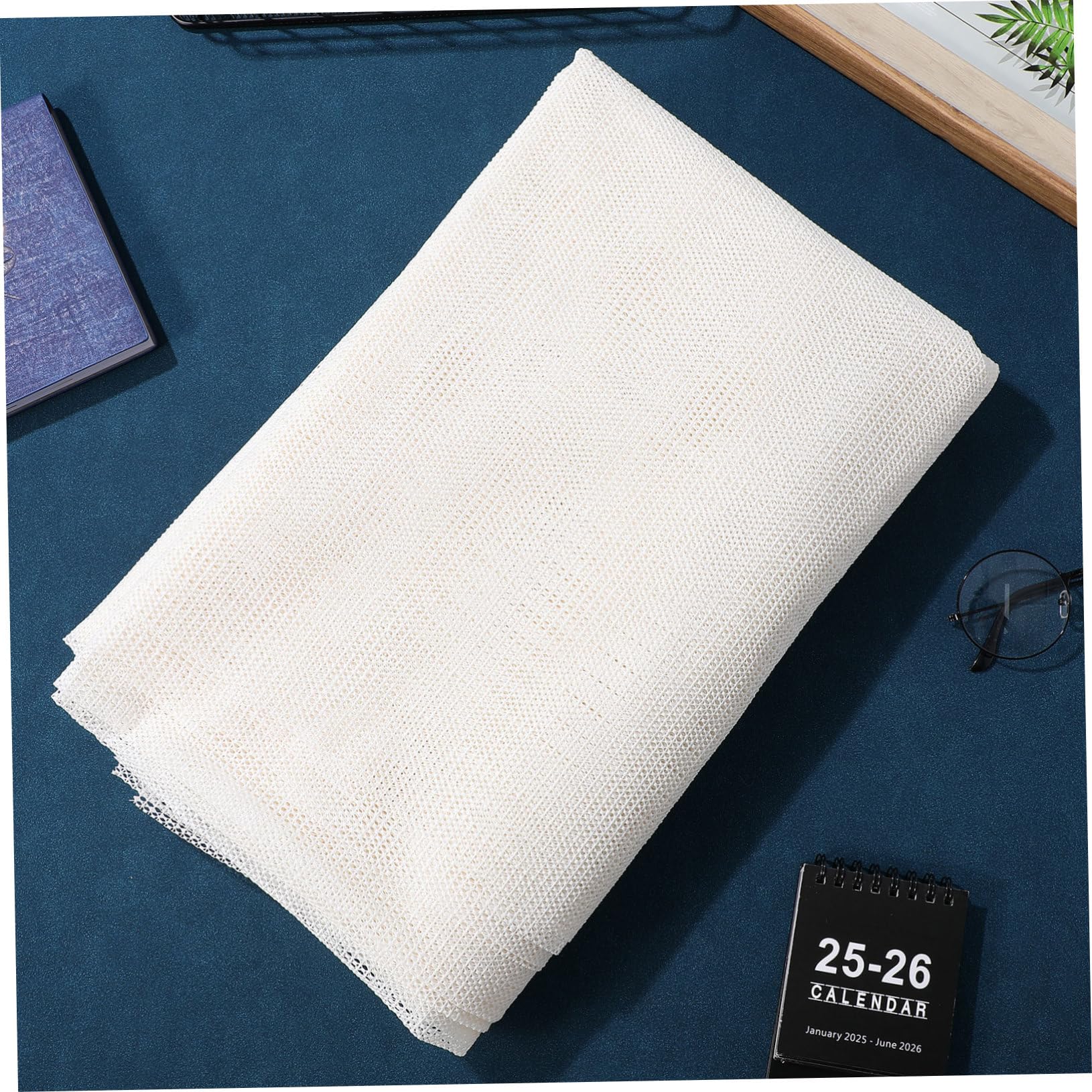 Tapis Antidérapant et Bandes de Fixation pour en PVC 200x300cm Surface Antidérapante pour Protection de Parquet pour Salon et Couloir