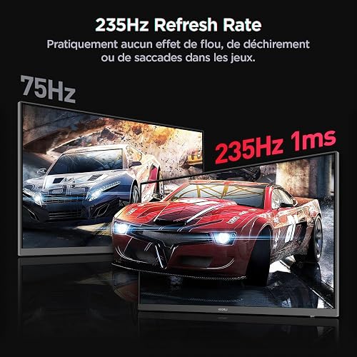 KOORUI 27 Pollici Gaming Monitor 235Hz QHD IPS HDR400 Adaptive Sync HDMI/DP - 6