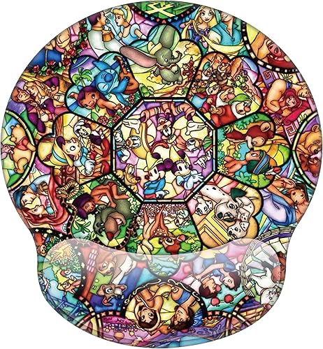 Alfombrilla de mouse ergonómica de anime con soporte de muñeca y base de goma antideslizante, alfombrilla de mouse de gel para laptop, alfombrilla