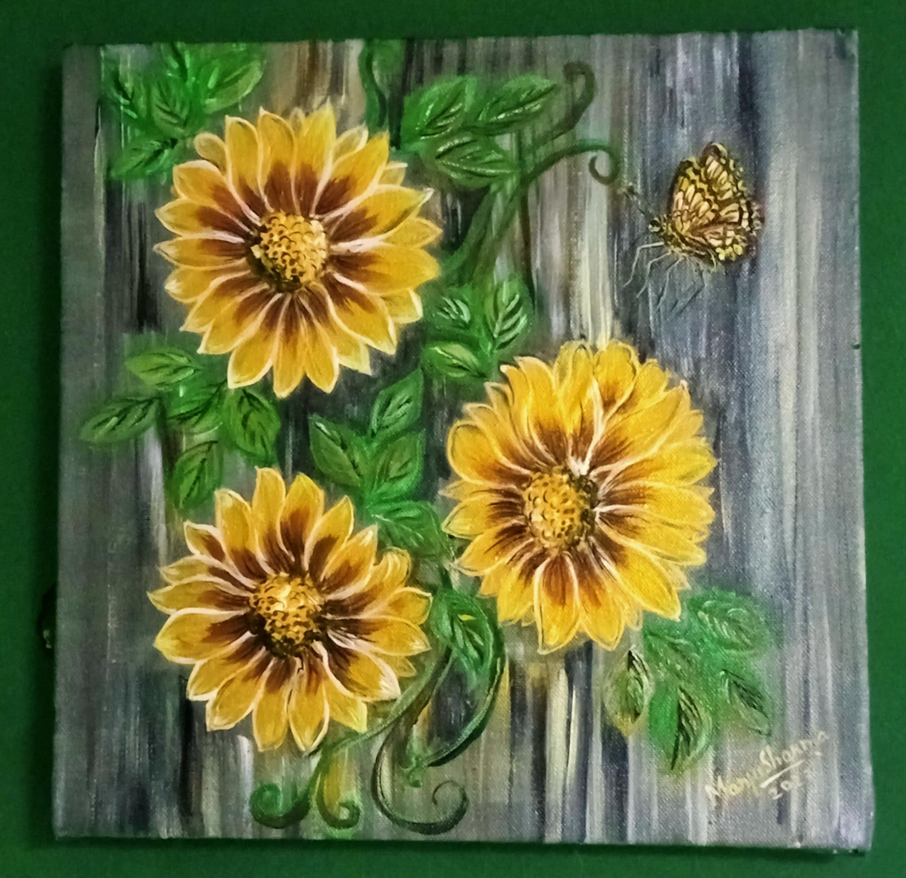 Handmade Painting Floral1
