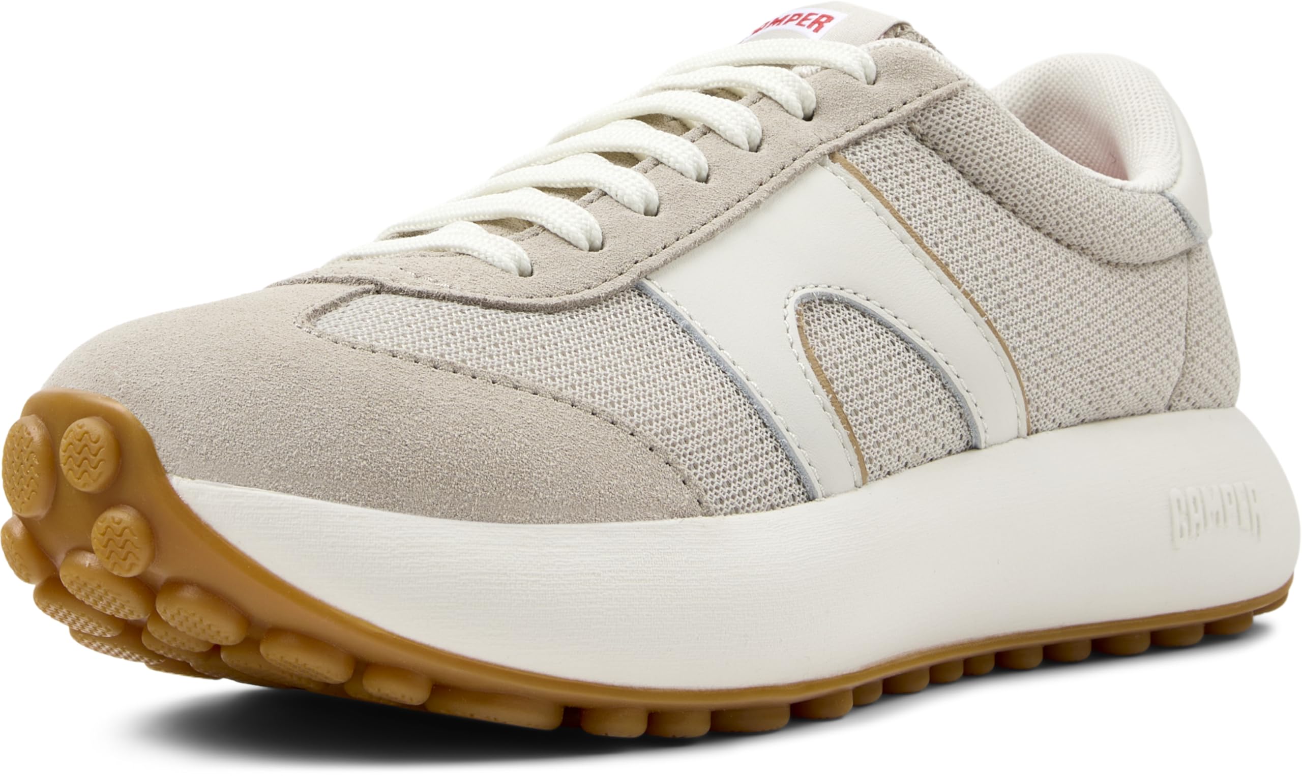 Camper Women's Pelotas Athens K201826 Trainers, Pastel Grey 007, 8 UK