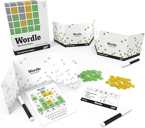 Miniatura 2 de Hasbro Gaming Wordle The Party - Juego de mesa para 2 a 4 jugadores, juego de mesa oficial inspirado en el New York Times, juegos para mayores de 14