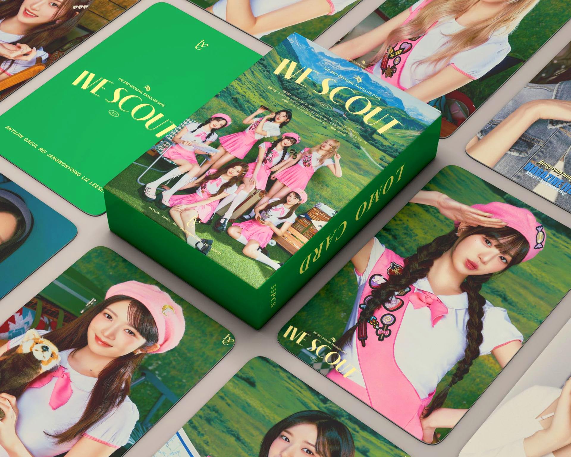 Amazon.com: Funwaretech IVE IVE Scout Photocards 55 Pcs 2024 IVE
