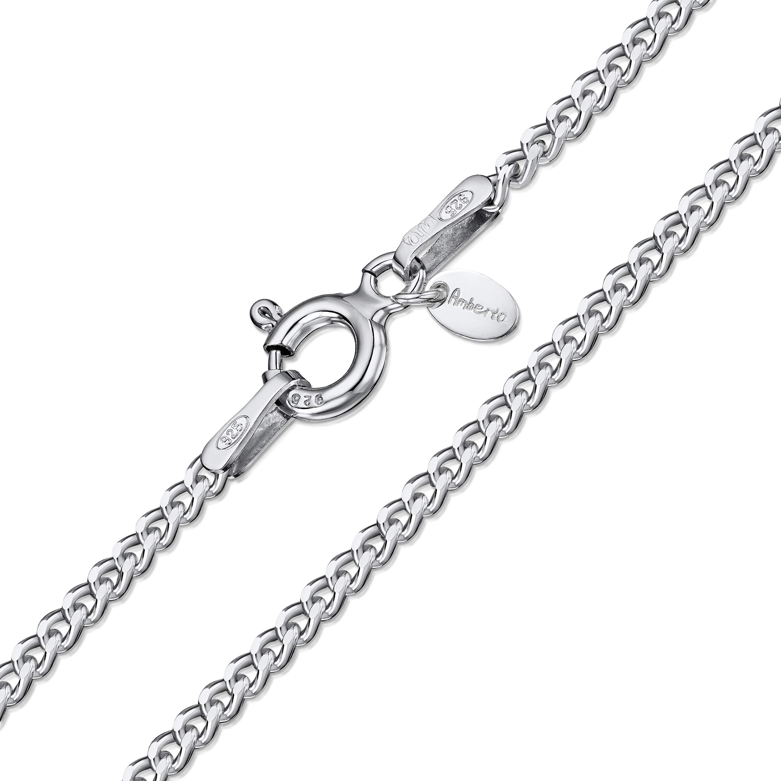Silver Curb Chain for Pendant