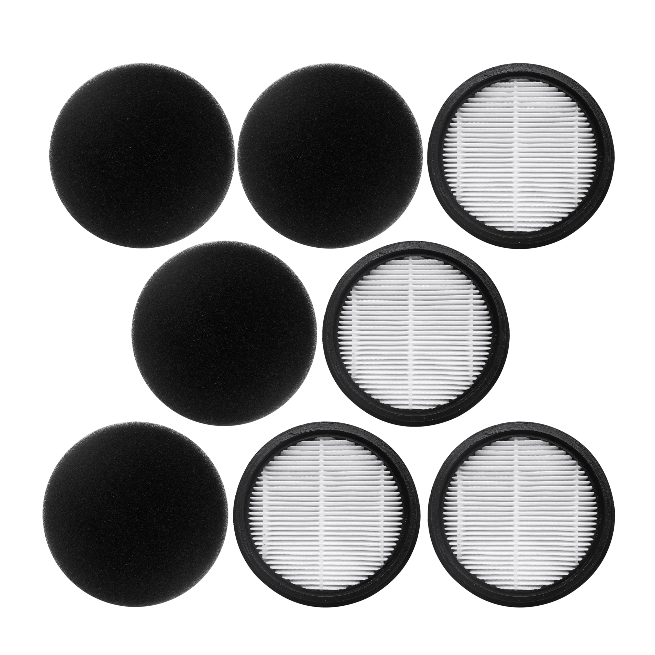 Washable & Reusable Vacuum Cleaner Filter 4-Pack - Compatible with SMOTURE VAC01/VAC02/VC70 & ozeeco EC01 Cordless Vacuums