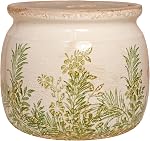 Xiaan Jiaju Flower Pots, Vintage Ceramic Planters for Indoor Plants, 6.29'' Plant Pots with Drainage, French Country Lavender Vase & Planters, Antique Home Room Decor, Gardening & Housewarming Gifts