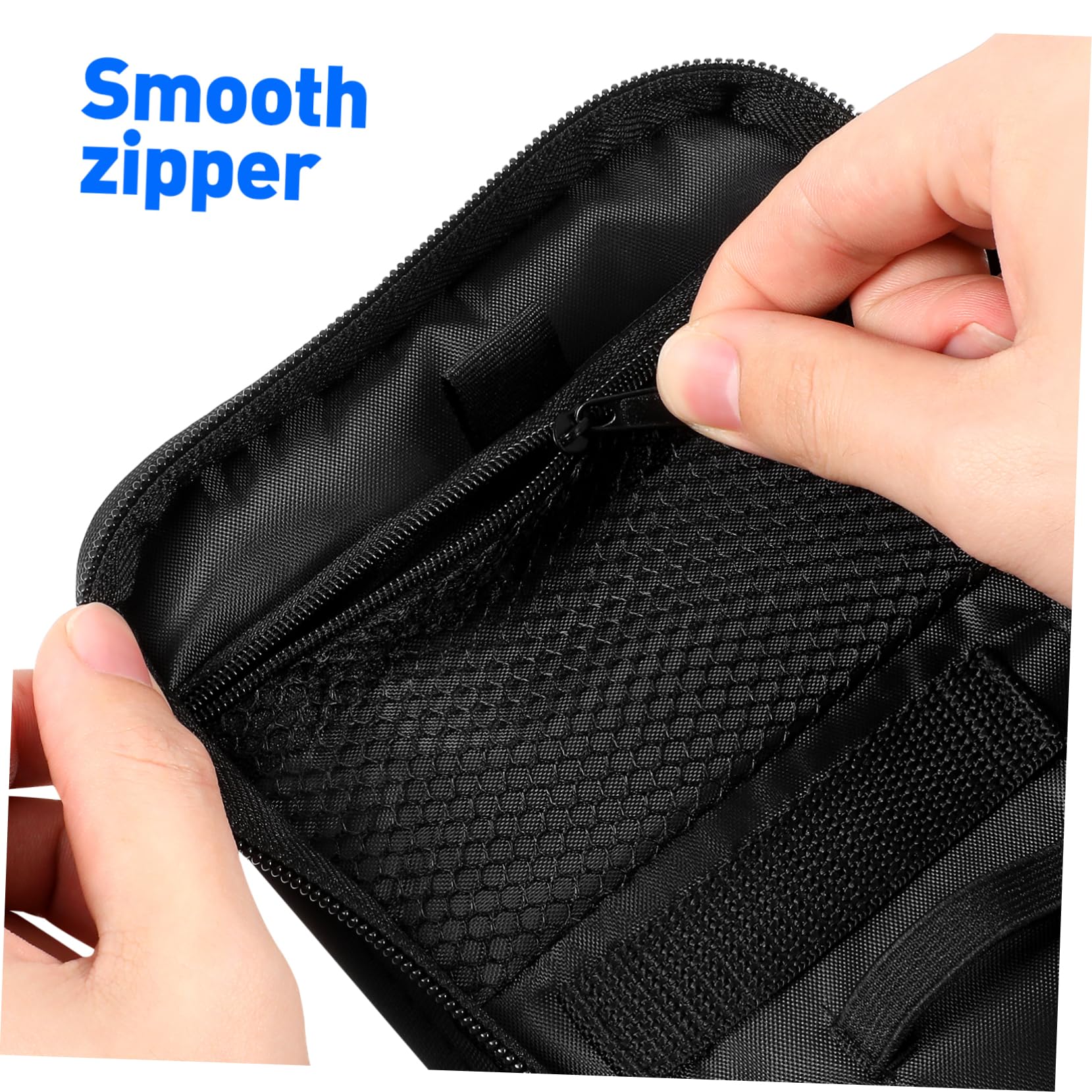 Healeved 10 Set Custodia Per Il Trasporto Custodia Per Monitor Della Pressione Caso Di Pulsato Glucometro Misuratore Glicemia Misuratore Borsa Portatile Black 2 Pz*10