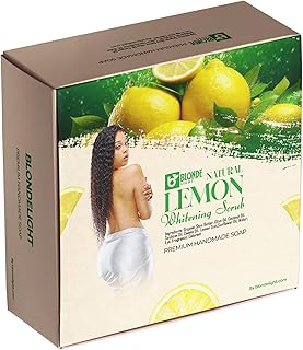 BLONDELIGHT Jabón de limón | Barra refrescant...