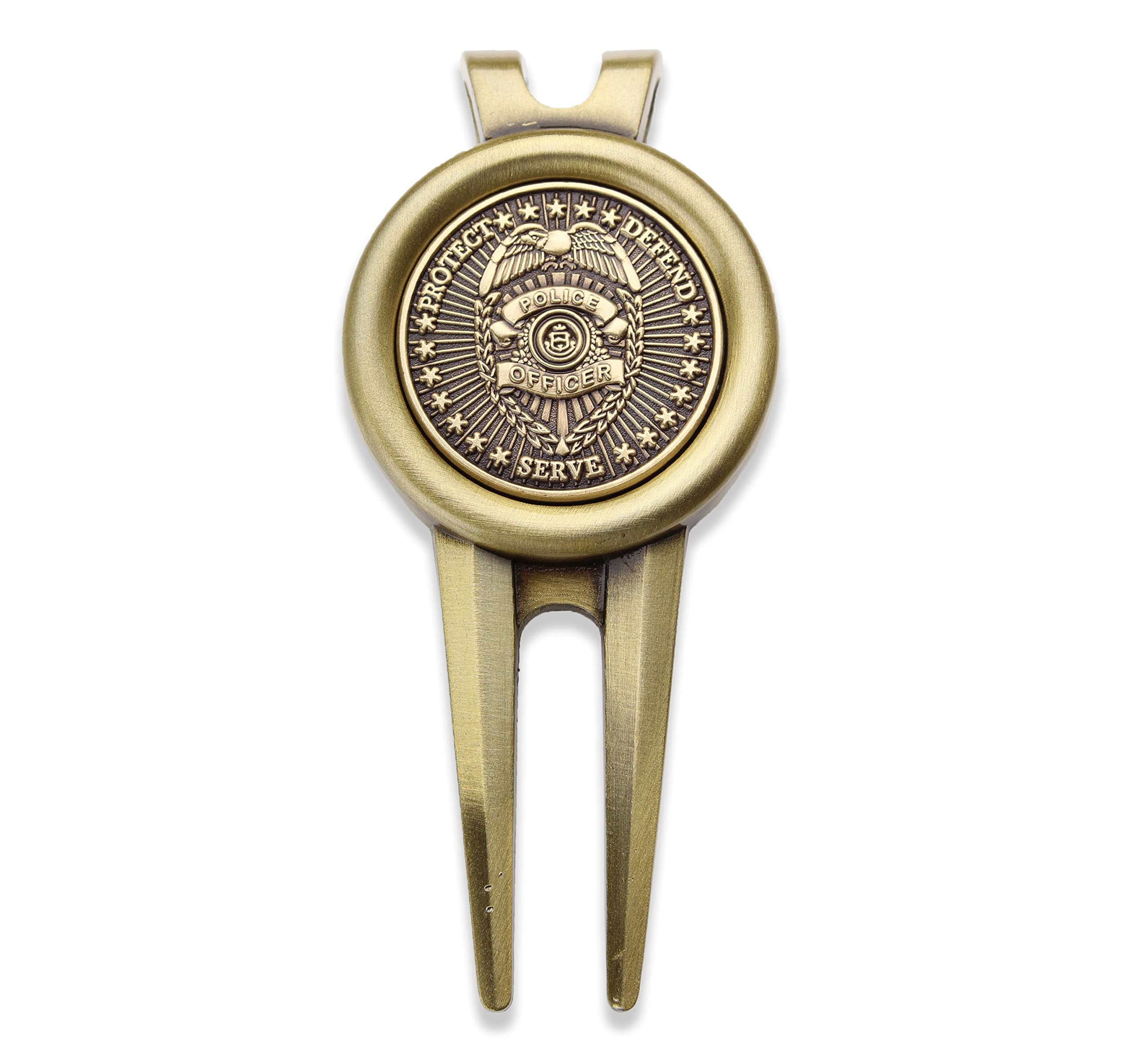 Police Golf Divot Tool & Ball Marker