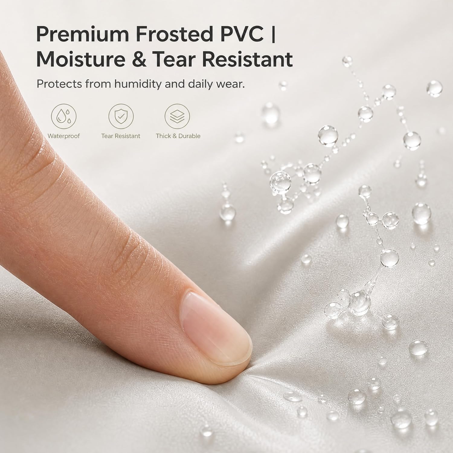 Extra-Large Frosted PVC Storage Bag – 37"x18"x25"