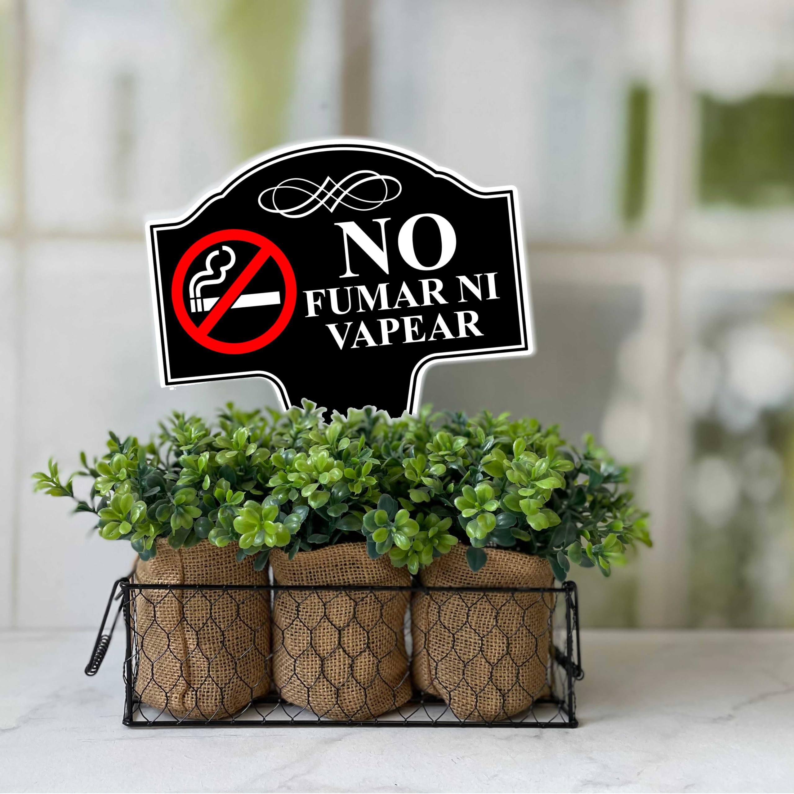 en un antidoping sale el vape No Fumar Ni Vapear (No Smoking Or Vaping) Spanish Aluminum Yard Sign 10x14 : Patio, Lawn & Garden Color:Gunmetal/ Ukiran Leather Lava Plus Disposable Vape insomnia