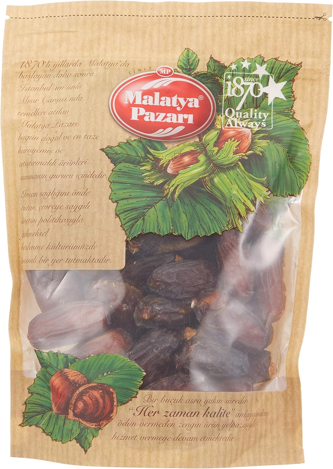 Malatya Pazarı Murat Palancı Medine Mebrum Hurma Duble Kilitli Paket A Kalite 500 Gr