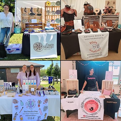 Miniatura 6 de Camino de mesa personalizado, caminos de mantel personalizados con logotipoimagentexto, caminos de mesa personalizados para fiestas, ferias,