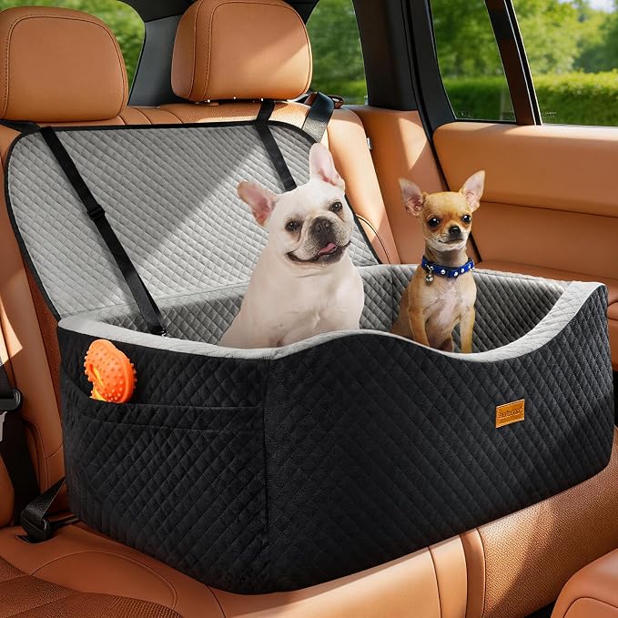 BLVRYVIO Large Dog Car Seat for Medium Sized Dogs Under