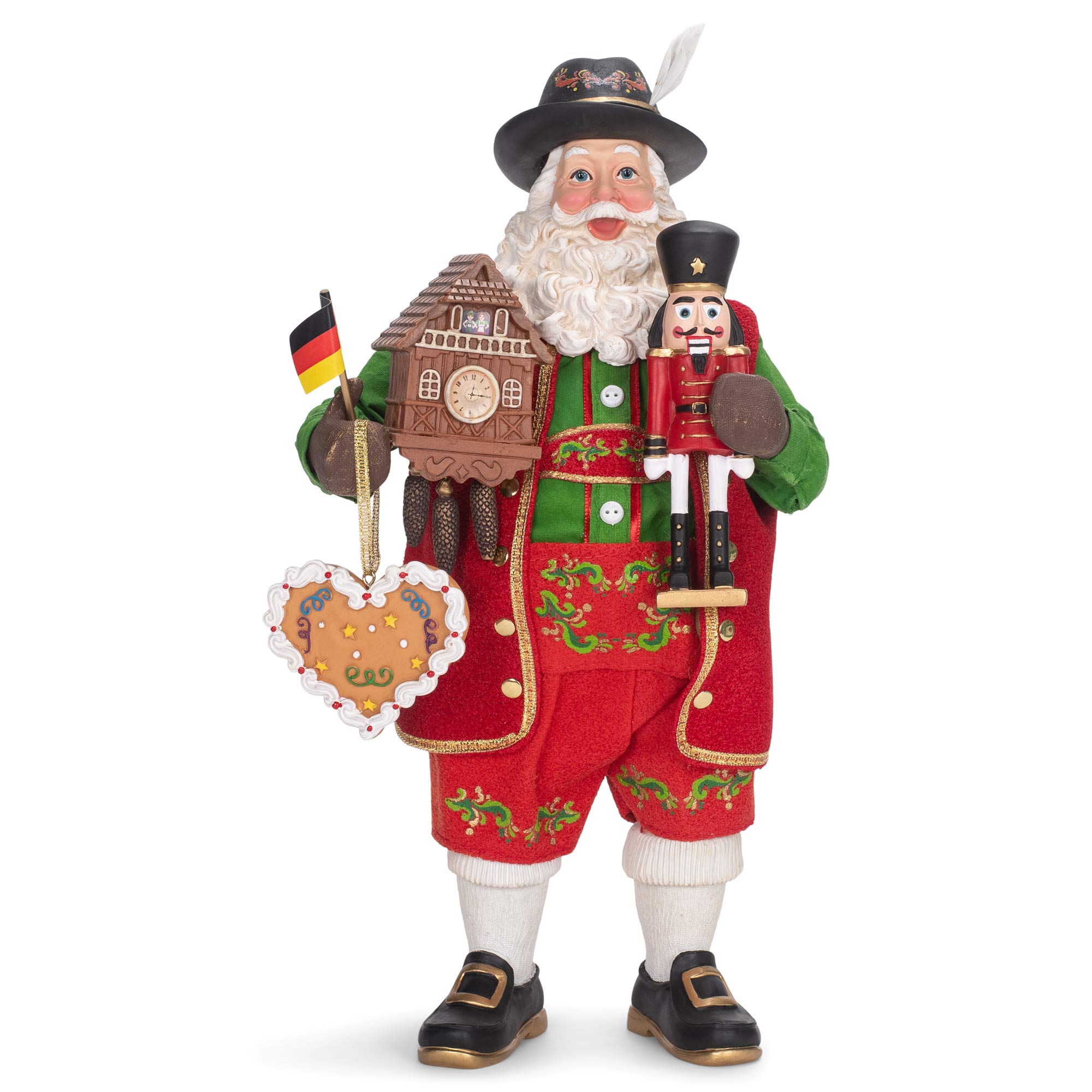 Amazon.com: Kurt S. Adler 11-Inch Fabriché Musical German Santa