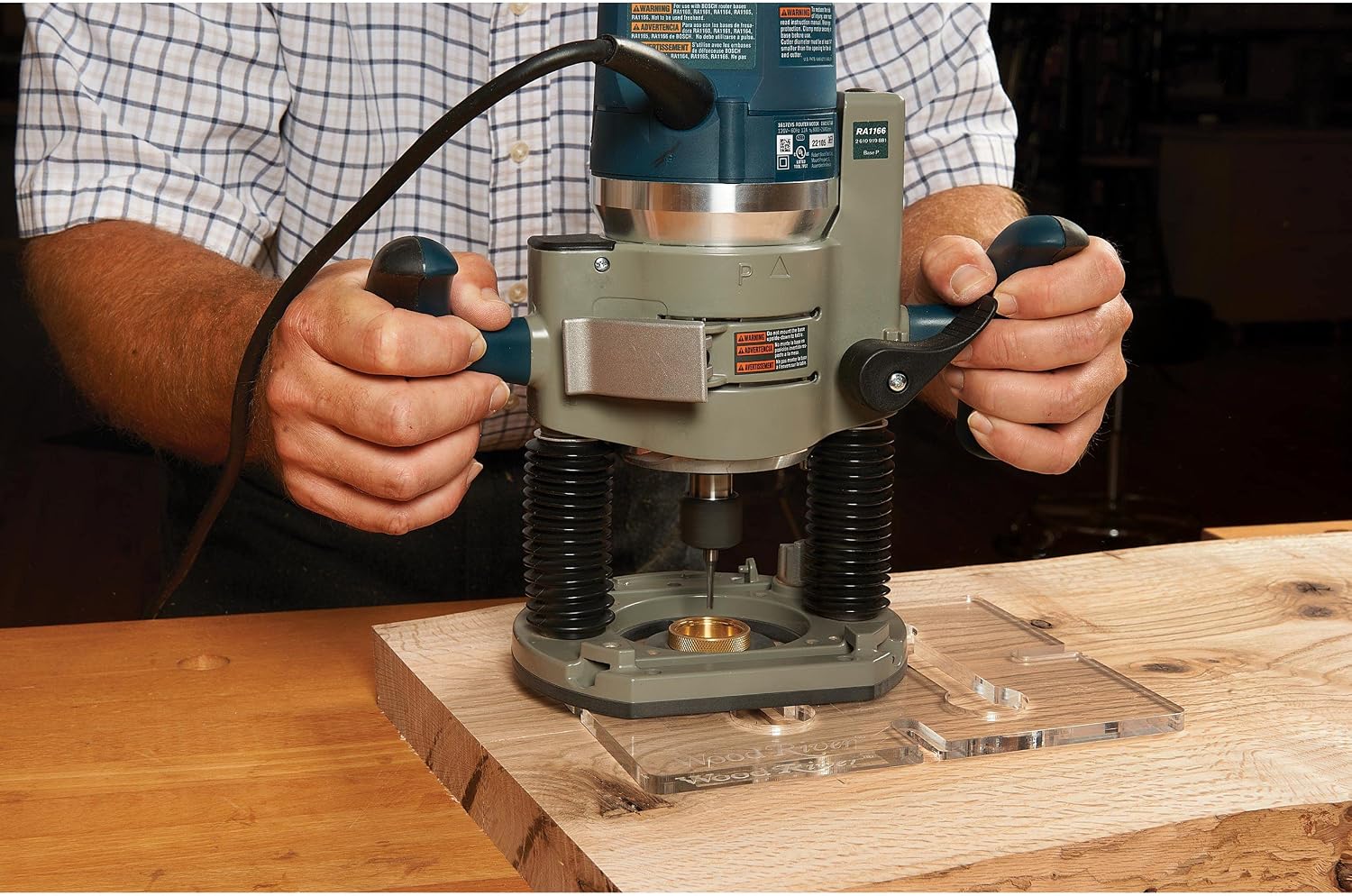 Woodriver Router Inlay Template Stitch