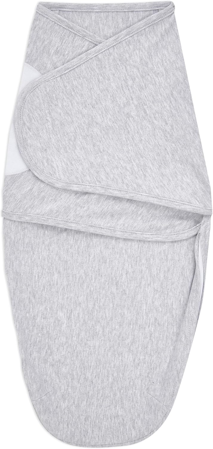 aden + anais Essentials Easy Swaddle Wrap Quick Change with Bottom Zipper, Snug Cotton Knit Baby Wrap Swaddle Blanket for Newborns, TOG 1.0, 3-Pack, Twinkle, 0-3 Months, Small/Medium