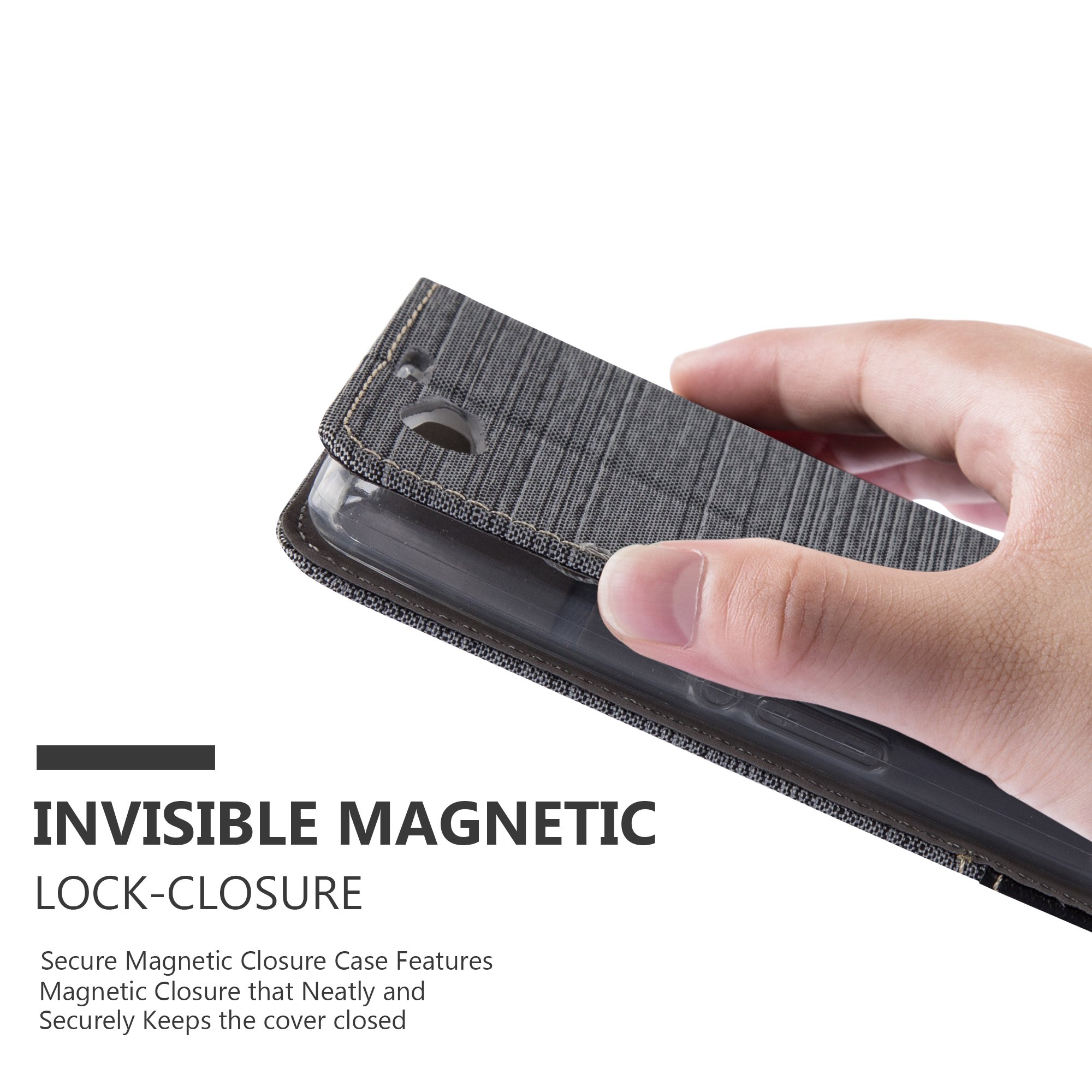 Cadorabo Custodia per Sony Xperia Z1 in NERO DI NOTTE - Protezione in