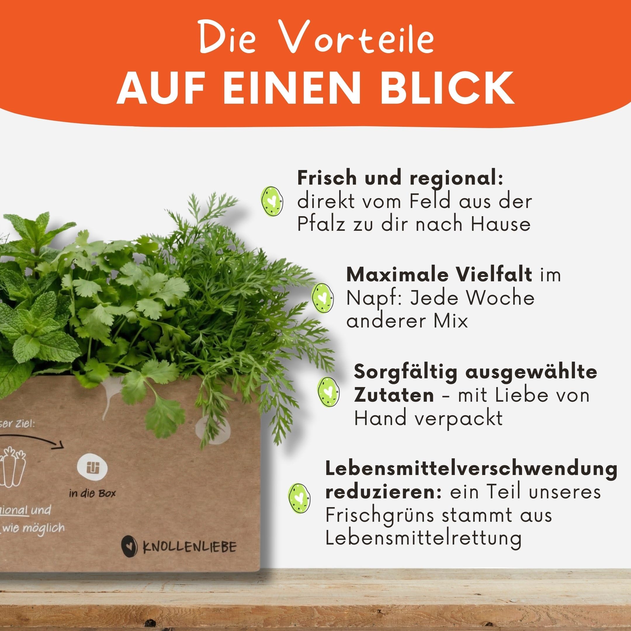 Mümmel-Mix Kleintierbox 5 kg - Knollenliebe Kräuter-Frischfutter | Aromatische Kräuterauswahl, natürlich frisch – für Kaninchen, Meerschweinchen & Co.
