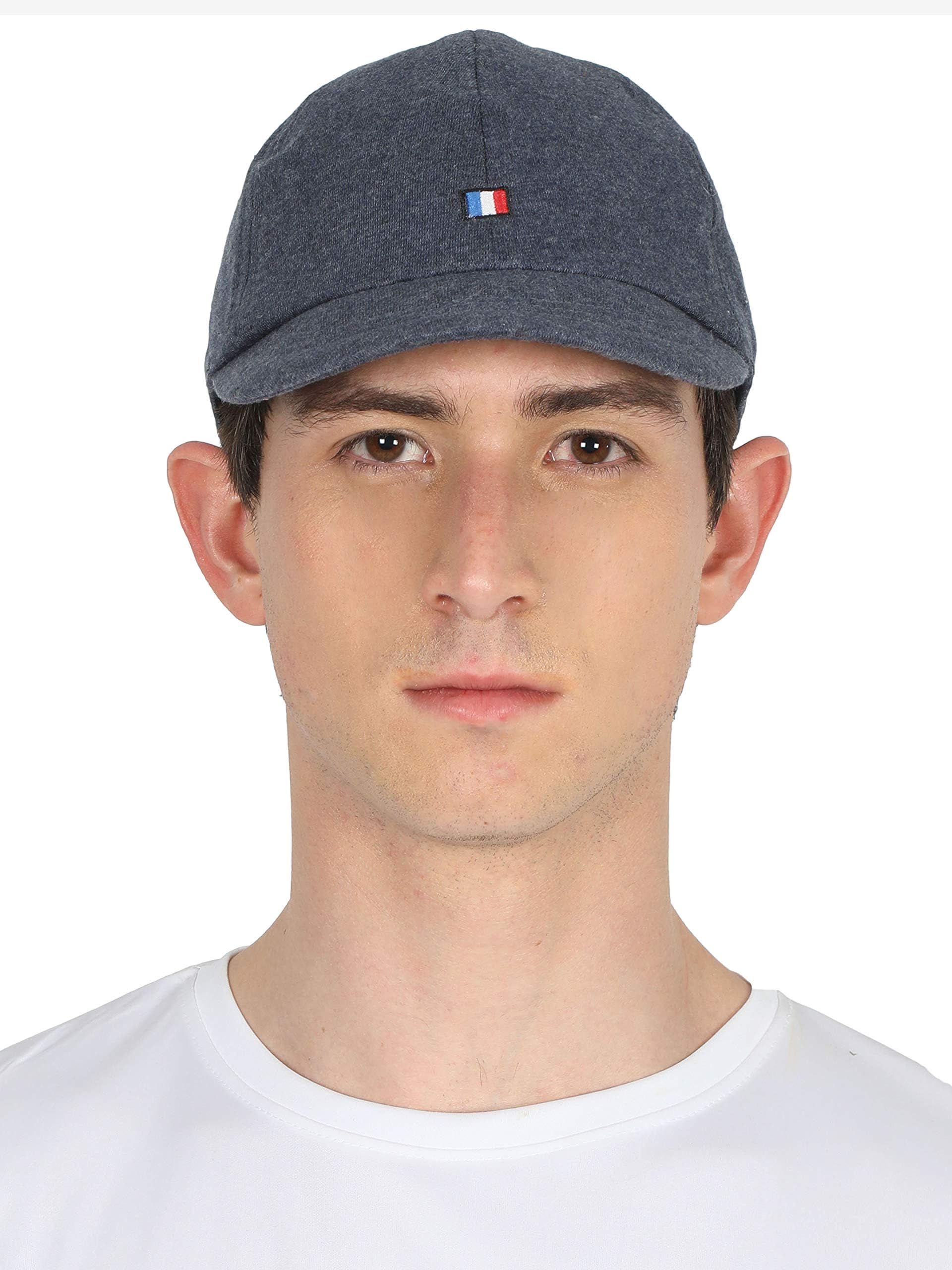 FabSeasons Solid Short Peak Cotton Baseball/Summer Cap