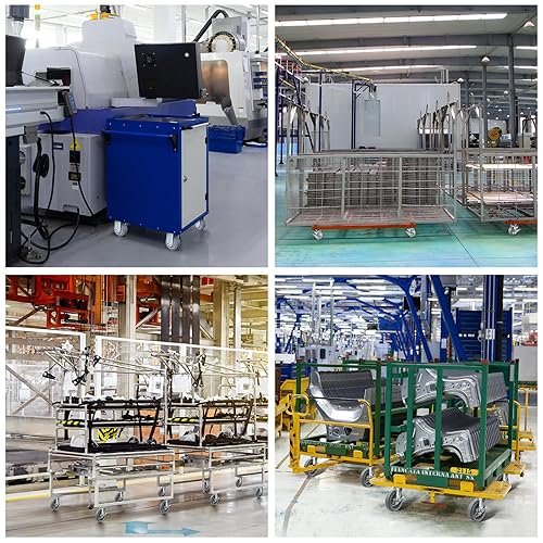 Miniatura 6 de Ruedas industriales de 4 x 2 pulgadas, rueda de goma termoplástica (banda de rodadura plana), rodamiento de rodillos de 12 pulgadas, capacidad de