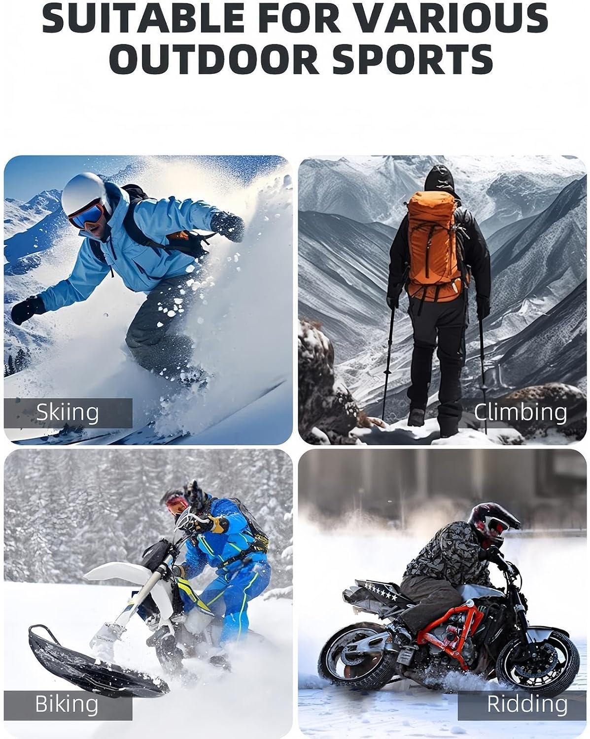 Winter Neck Gaiter,Warmer Wrap Guard Scarves - Neck Guard | for Adult Men, Running, Riding, Fishing, Outdoor, Motorcycle, Cold Weather, Winter