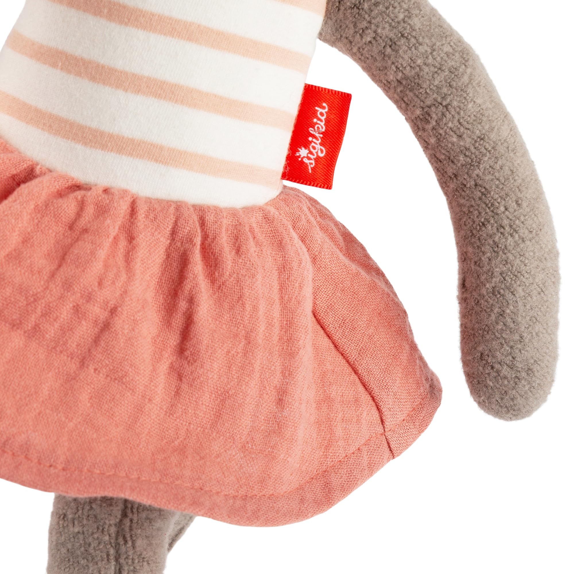 SIGIKID Kuscheltier & Schnuffeltuch niedliche Maus Schmusetuch Kuscheltuch rosa Spielen Kuscheln Trösten Unisex Hochwertig Erstausstattung Geburt