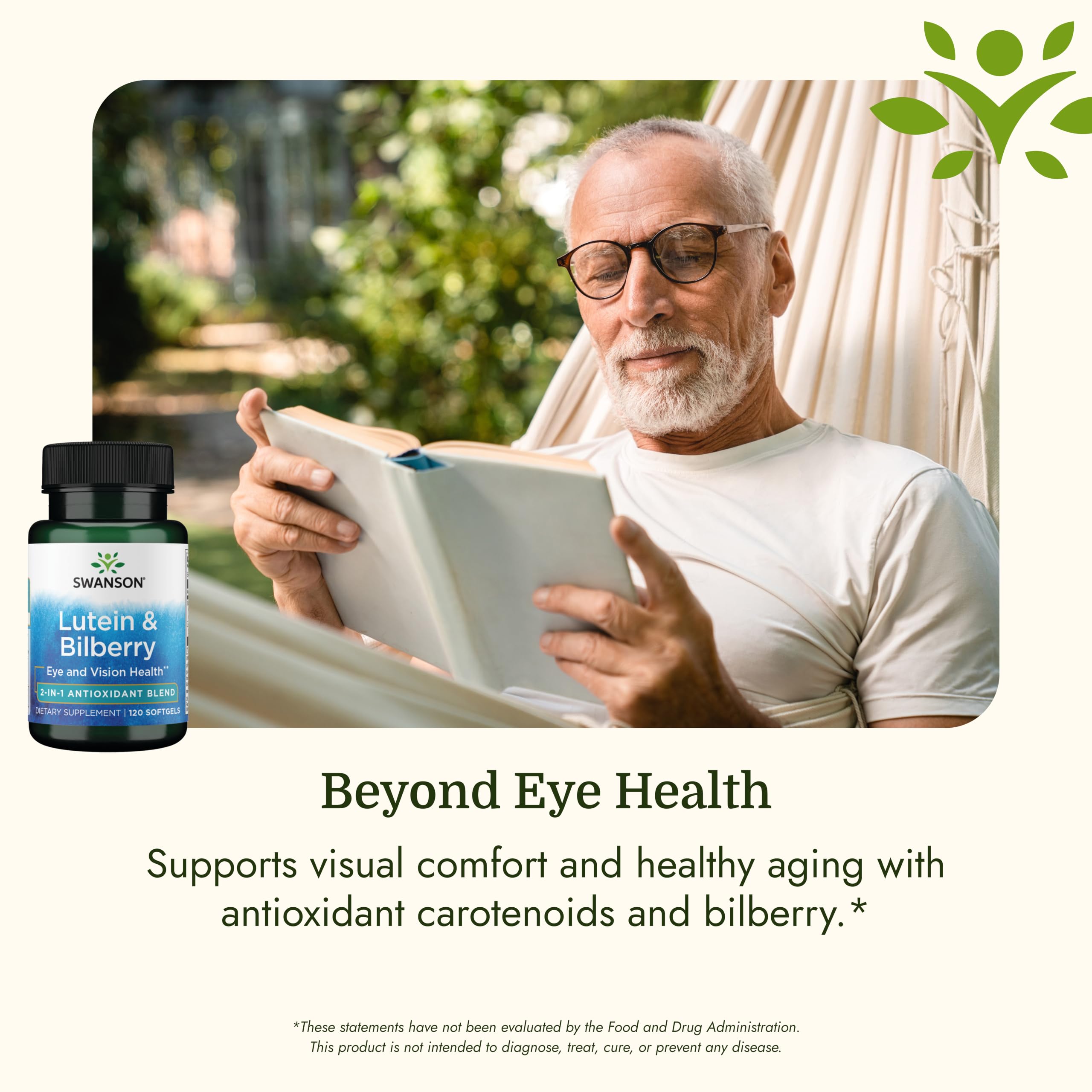 Swanson Standardized Lutein & Bilberry (120 Softgels) — Amazon image 5
